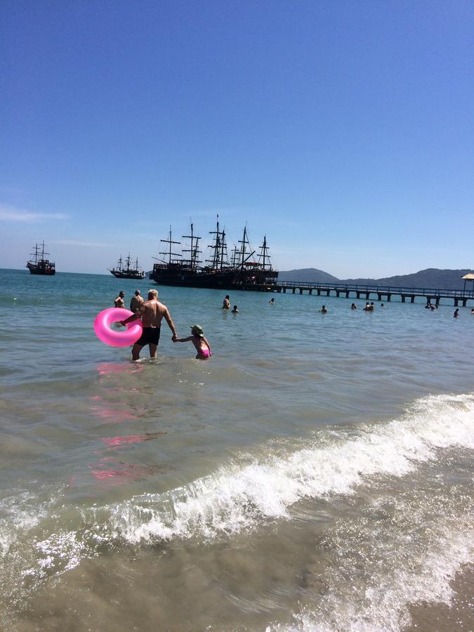 Lindo Apto, 50Metros Do Mar, Ideal Para Familias Florianopolis Bagian luar foto
