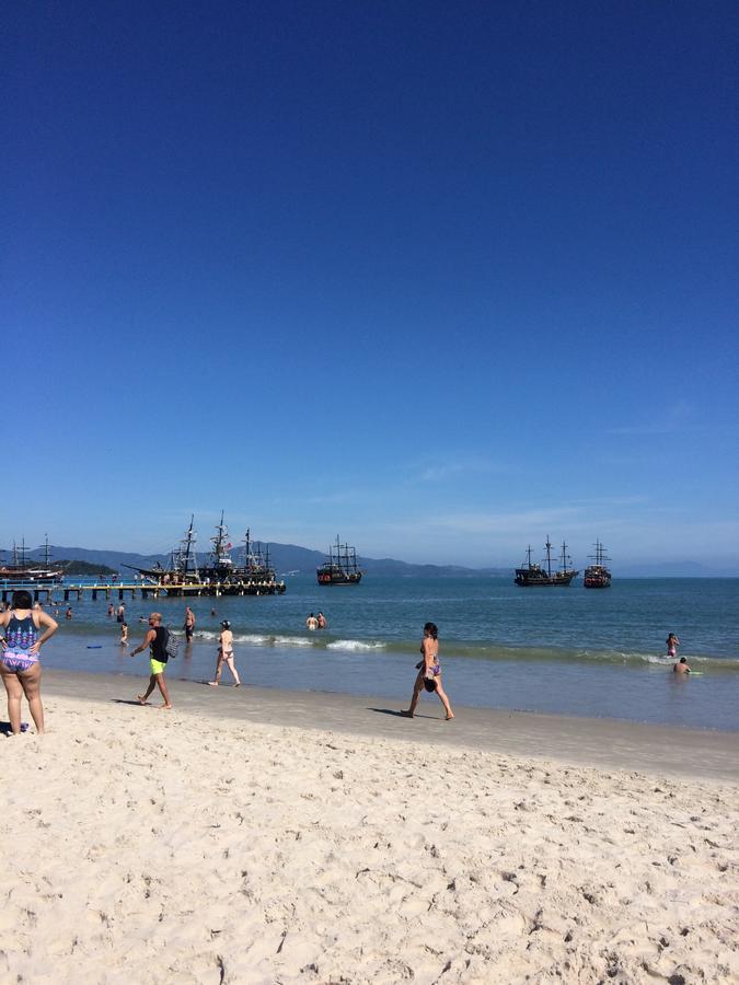 Lindo Apto, 50Metros Do Mar, Ideal Para Familias Florianopolis Bagian luar foto